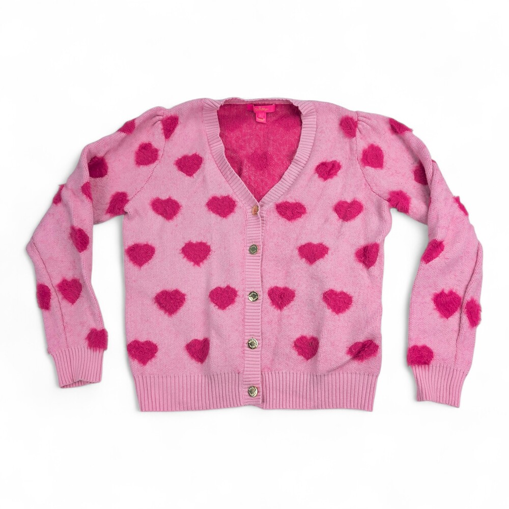 Lilly Pulitzer Pink Heart Sweater